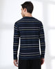 Men Striped Regular Fit Crew-Neck T-Shirt