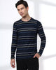 Men Striped Regular Fit Crew-Neck T-Shirt