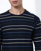Men Striped Regular Fit Crew-Neck T-Shirt